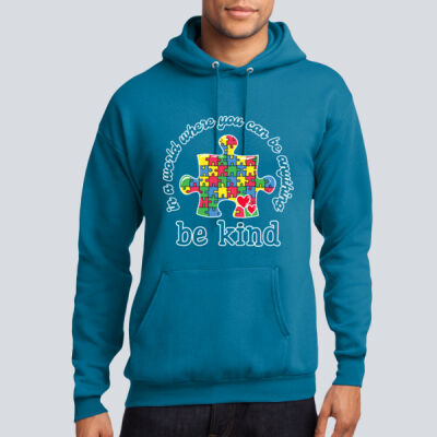 Adult Hoodie - Autism Awareness - Be Kind Puzzle Piece Thumbnail
