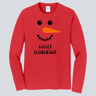 Adult Long Sleeve Shirt - Winter - Snowman Thumbnail