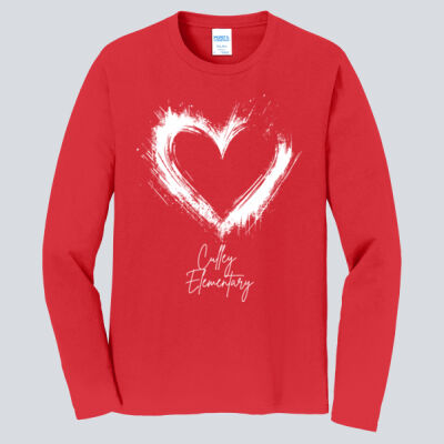 Adult Long Sleeve Shirt - Spring - Valentine's Heart Thumbnail