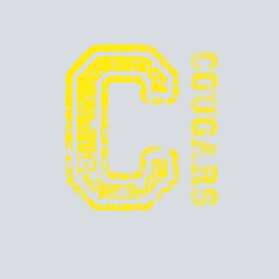 Distressed Letter With Name - Yellow Thumbnail