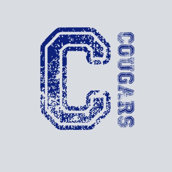 Distressed Letter With Name - Blue Thumbnail